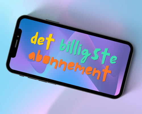 det billigste abonnement