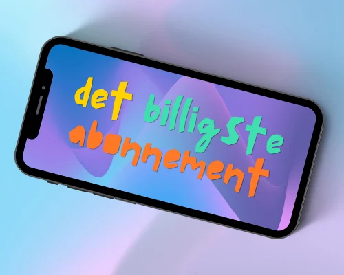 det billigste abonnement
