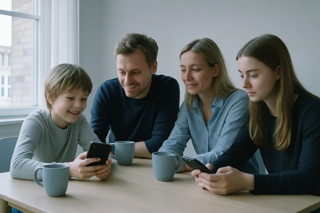 Familieabonnement 2026: Mobil til hele familien