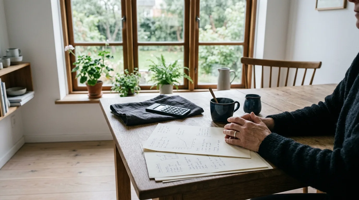 Ro ved spisebordet: papirer og kaffe i dansk hjem