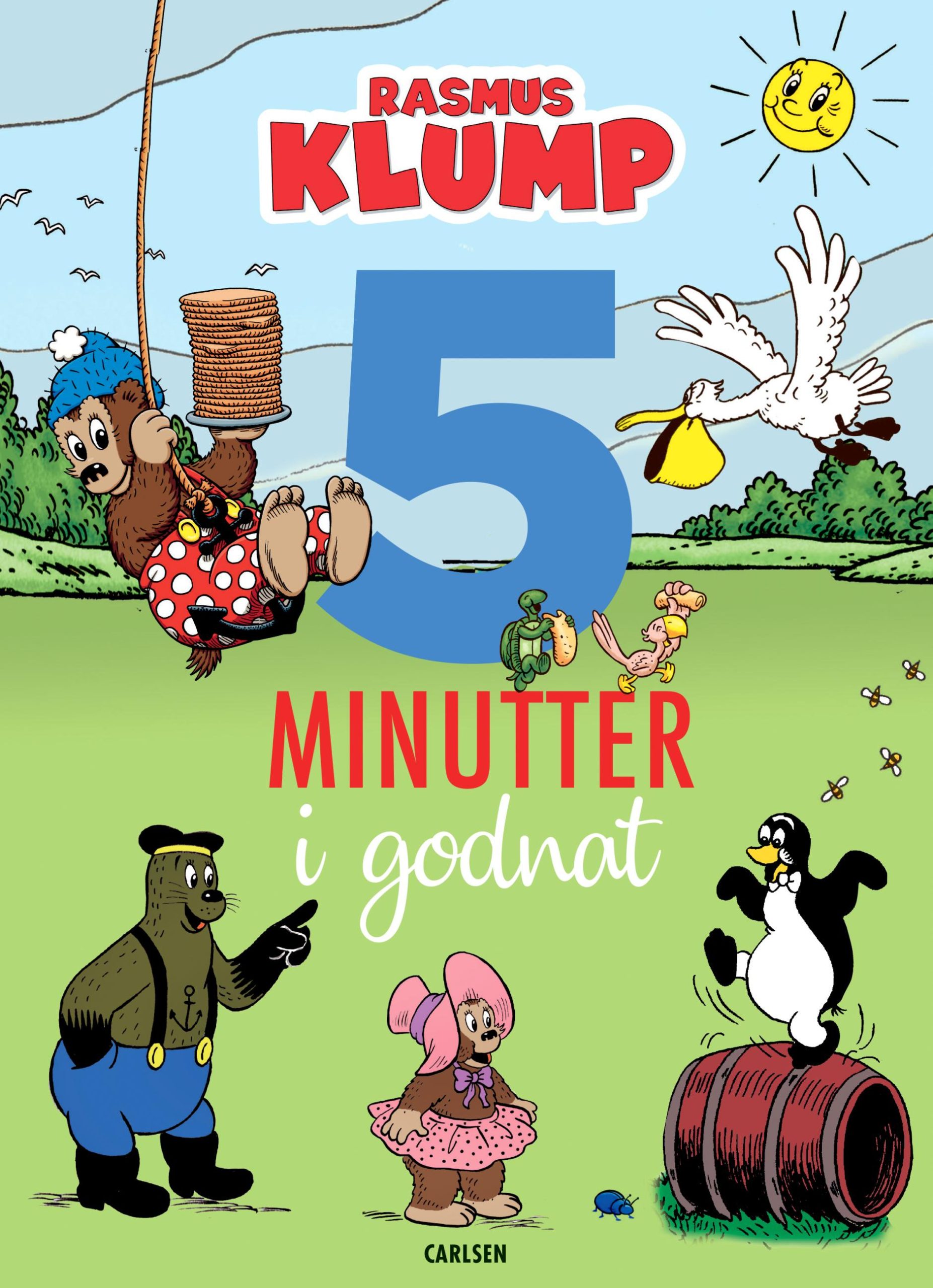 Fem minutter i godnat med Rasmus Klump - forside